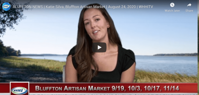 WHHI-TV interviews Katie Silva about Bluffton Artisan Markets